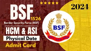 BSF HCM 2024 Physical Date Guidelines Official Update [upl. by Aw]