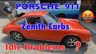 Porsche 911 Zenith 40 tin carburetors will not idle [upl. by Dunaville588]