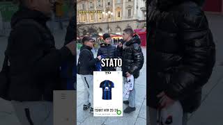 Chiedo al fresco di zona se è meglio Inter o Milan shorts short [upl. by Yelmene]