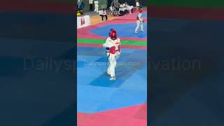 Tanya Chillar Indian rising taekwondo star taekwondo martialarts player sports sportscar ind [upl. by Tullius]