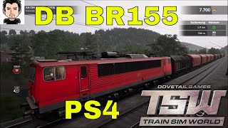 PS4 Train Sim World BR155 Ruhe Sieg Nord TSW DeutschMZ80 [upl. by Lerej]