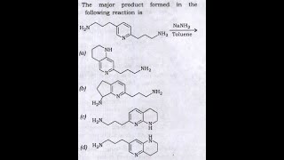 Q72 ‖ Intramolecular Chichibabin Amination reaction ‖ PYQ [upl. by Barthelemy667]