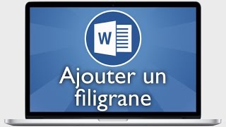 Tutoriel Word 2013  Ajouter un filigrane [upl. by Nelli]