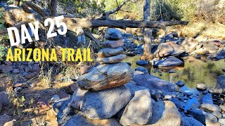 Arizona Trail Thru Hike Day 25 River Crossing Hack [upl. by Hanauq]