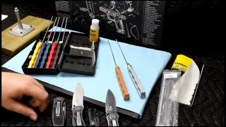 Review of the Lansky Deluxe 5 Stone Sharpening System [upl. by Ennyleuqcaj]