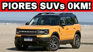 5 SUVs brasileiros que você DEVE evitar em 2024 [upl. by Llet]