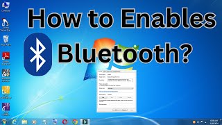 How to Enables Bluetooth in Windows 7 ComputerLaptop Full Setup [upl. by Eisseb]