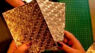 CRAFTERS How to Technique Use Kitchen Foil with Embossing Folders for Cardmaking 43 [upl. by Katushka]