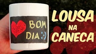 Faça uma lousa na caneca É superFÁCIL artesanato [upl. by Irmgard]