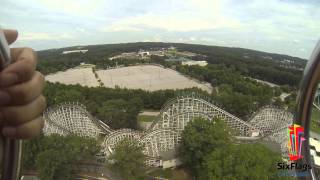 Six Flags Over Georgia Acrophobia POV [upl. by Eednim]