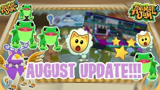 AUGUST UPDATE IN AJPW  FROGS AJ BDAY AND NO CAKE  animaljam [upl. by Felten74]