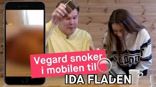 Vegard Harm snoker i mobilen til Ida Fladen [upl. by Strohben]