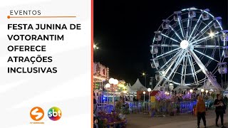 Festa Junina de Votorantim oferece atrações inclusivas  TV Sorocaba SBT [upl. by Cammy422]