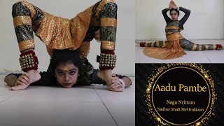 Aadu pambe Snake Dance l Naga Nrittam l Nadhar Mudi Mel Irukkum l Dance Cover by Akshaya Lakshmana [upl. by Pegasus]