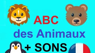 ABC l’alphabet des animaux en français  cris des animaux [upl. by Faires]