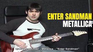 Enter Sandman by Metallica  Riff Guitar Lesson wTAB  MasterThatRiff 47 [upl. by Llenreb162]