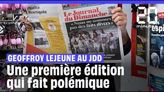 Geoffroy Lejeune au « JDD »  Pour sa première parution une erreur d’illustration en Une [upl. by Jepum]