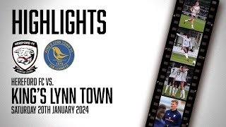 HIGHLIGHTS  Hereford 22 Kings Lynn Town [upl. by Downes]