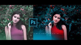 Cinematic Color Correction Photoshop CC 2019  Photoshop Tutorial [upl. by Anaig745]