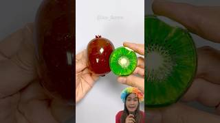 BUAH KIWI diy squishy reaction [upl. by Arata]