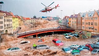 Horrific Flood in Poland Cities went under water due to Flash Floods The Whole World is Shocked [upl. by Eeralav]