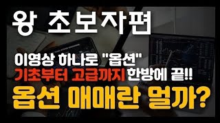 옵션 완벽 정리이 영상 하나로 옵션 기초부터 고급까지 1시간 완성 옵린이 초보자들 클릭 [upl. by Acireh]