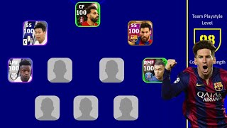 OMG NEW SQUAD 😱😱 SS100 X2 EFOOTBALL 2023 MOBILE [upl. by Ian]