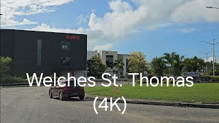 Driving in Barbados  Welches St Thomas 4K [upl. by Sirovaj]