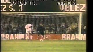 Copa Libertadores 1994  Final  San Pablo 1 3  Vélez 0 5 [upl. by Drice]