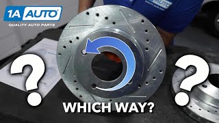 The Correct Direction to Install Performance Rotors on Your Car or Truck [upl. by Anilah637]