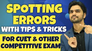 Error Detection And Correction  Spotting Errors  RulesConceptsEnglish  Error Detection In Hindi [upl. by Guarino]