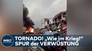 TORNADO IN TSCHECHIEN Wirbelsturm hinterlässt eine Spur der Verwüstung  Tote und viele Verletzte [upl. by Tull679]