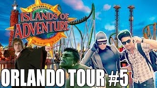 Viagem Orlando 5  Islands Of Adventures  Harry Potter Marvel Jurassic Park e muito mais [upl. by Ymorej]