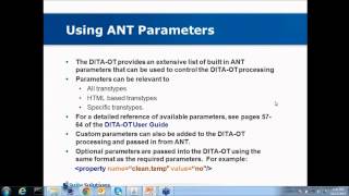 DITA Quick Start Getting Started with the DITA Open Toolkit [upl. by Ahsiliw]