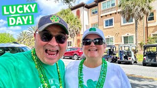 The Villages Biggest Party ☘️ Saint Patrick’s Day 2024 ☘️ Spanish Springs Parade amp Sawgrass Grove [upl. by Annahtur6]