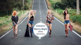 MAMAMOO  Starry Night  BASS BOOSTED  🎧 🎵 [upl. by Gnilrets]