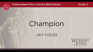 Champion  Jay Coles [upl. by Ennazzus255]