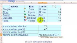 somme si sur excel [upl. by Ttenna]