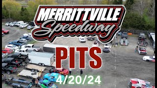 Merrittville Speedway PITS 42024 Pitwalk [upl. by Halda450]