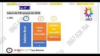 Correction Examen Fiscalité Session Rattrapage 2019 GST E 23 2EME PARTIE [upl. by Ssitnerp]