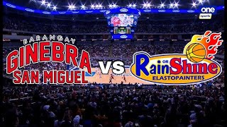 BARANGAY GINEBRA VS RAIN OR SHINE ELASTO PAINTERS PBA 2024 LIVE SCORE [upl. by Nosrac]