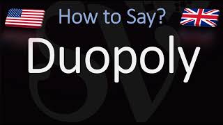 How to Pronounce Duopoly CORRECTLY [upl. by Jeannette456]