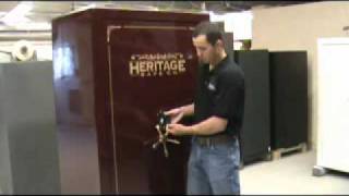 Heritage Safe Company  LeGard Lock Battery Change [upl. by Ailimac]