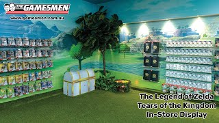 The Legend of Zelda Tears of the Kingdom In Store Display At The Gamesmen [upl. by Hanus]