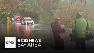 Team Coverage Atmospheric river storm pounds North Bay with rain for 2nd day [upl. by Arodal]