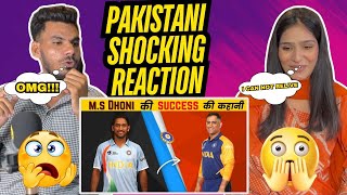 MS DHONI BIOGRAPHY IN HINDI  INDIAN CAPTAIN SUCCESS  PAKISTANI GIRL REACTION [upl. by Asel]