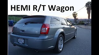 DODGE MAGNUM RT HEMI STATION WAGON VIDEO  1 OWNER 94k MILES [upl. by Arretak]