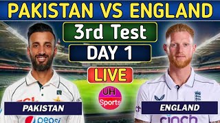 Pakistan vs England Live  PAK Vs ENG 3rd Test Day 1 Live Score  Live Cricket Match Today SESSION2 [upl. by Dareece]