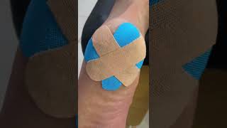 Vendaje Neuromuscular KineTape para dolor en talón talalgia o espolón calcáneo vendaje [upl. by Enitsenrae918]