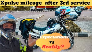 2023 Hero xpulse mileage test after 3rd service  Xpulse 200 4v mileage test shocking results 😮 [upl. by Adieno]